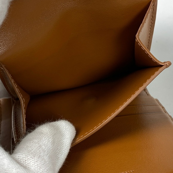 Celine Small Trifold Wallet Triomphe Canvas Brown - Picture 5 of 7